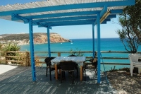 View from the Apartment’s ground floor veranda at the lower building, Giourgas Studios, Provatas, Milos