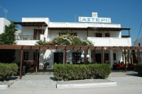 Exterior of the Asteri Hotel, Serifos