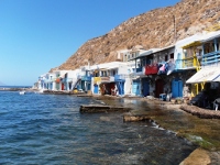 The pituresque village of Klima in Milos
