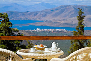 Delphi Hotel view