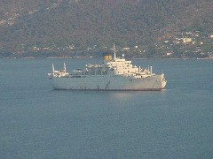 ship in salamina