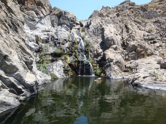 waterfall in Eressos, Lesvos