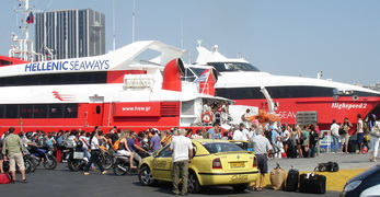 highspeed ferry pireaus greece