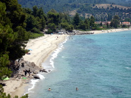 sithonia beach halkidiki greece
