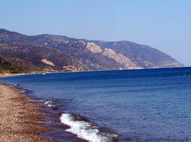 vatera, lesvos, greece
