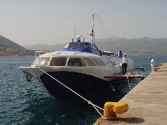 Flying Dolphin in Monemvasia
