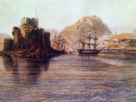 Nafplio historical painting