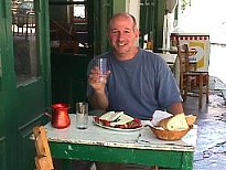 Matt Barrett in Greece