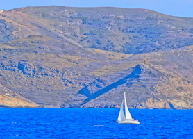 Sailboat cyclades