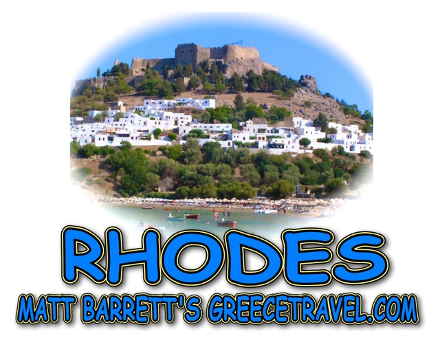 Rhodes Greece t-shirt
