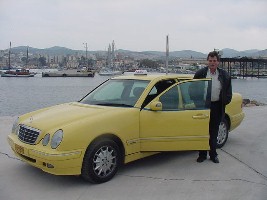 Mercedes club taxi athens greece #6
