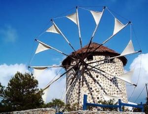 windmill villa in kythira