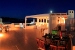 Captain Zeppos veranda by night, Captain Zeppos Boutique Suites, Milos, Cyclades, Greece