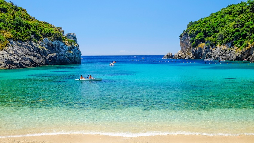 Paleokastritsa Beach Corfu