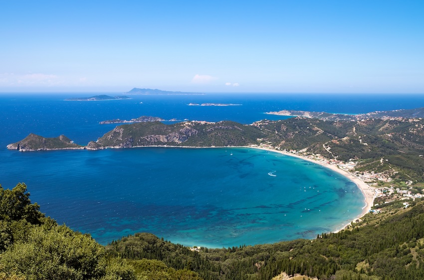 Saint George or Agios Giorgos Beach, Corfu