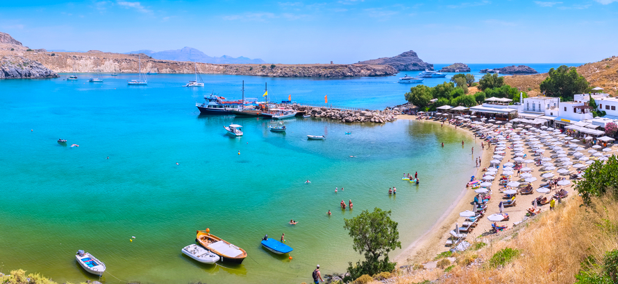 Pallas Beach, Lindos