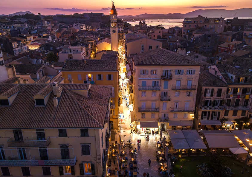 Corfu town